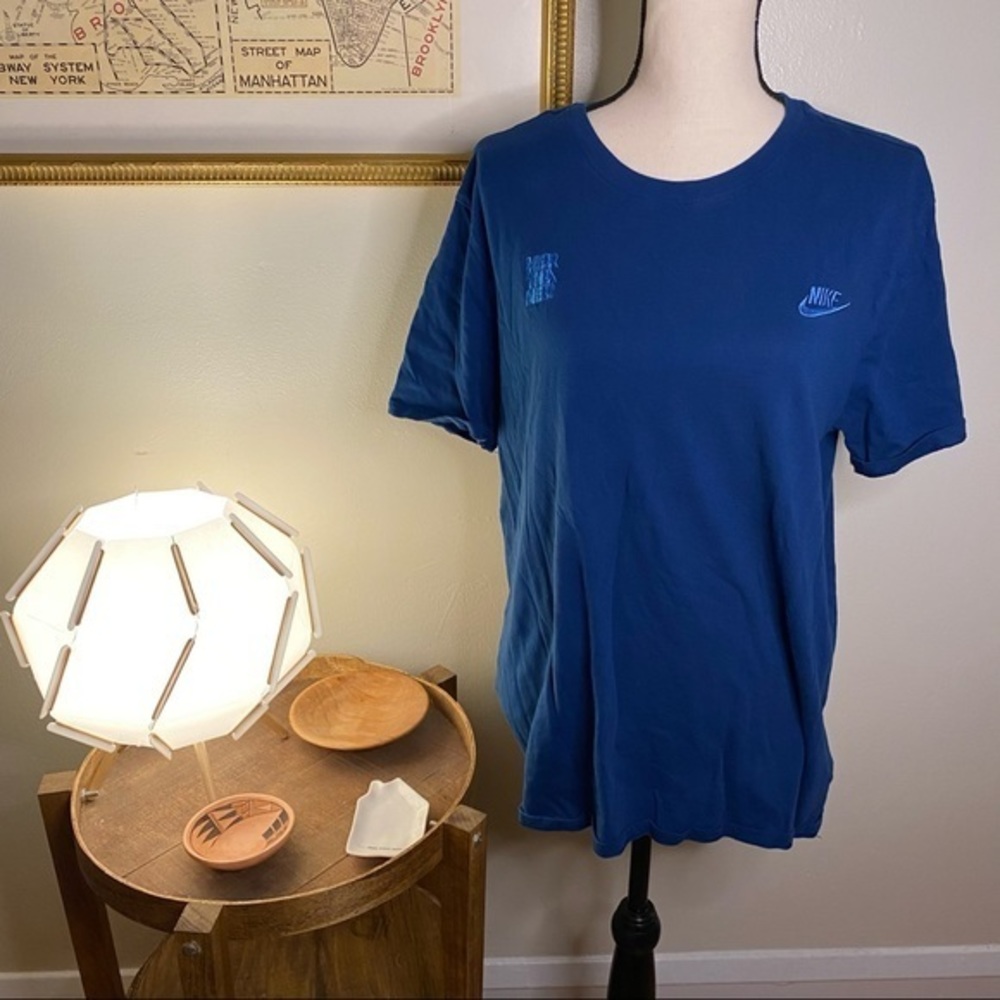 Nike Hertha Shirt Sleeve Shirt‎ Top Blue Size Large